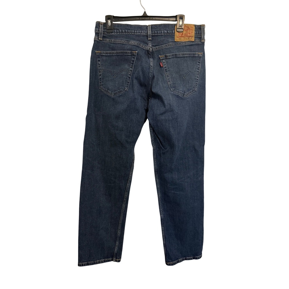 Levi's‎ 505 Mens Jeans 34x32 Dark Wash Regular Fit Straight Leg Denim Pants - Picture 2 of 7